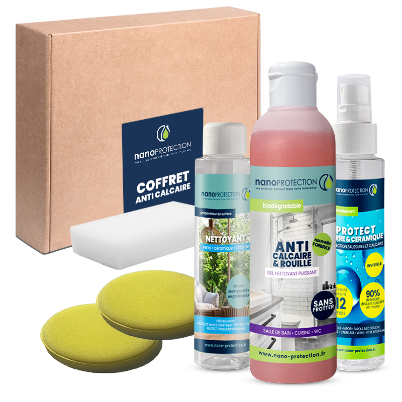 coffret traitement anticalcaire salle de bain - wc