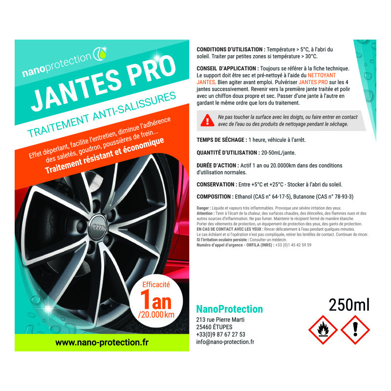 JANTES PRO : Traitement de Protection Jantes Auto & Moto